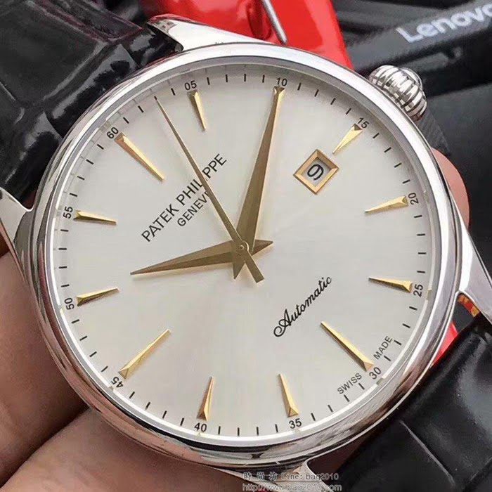 百達翡麗PATEK PHILPPE F2精品推薦 經典系列 進口機械機芯 藍寶石玻璃 小牛皮錶帶 深度防水 經典百搭 男士腕表  wssb3934
